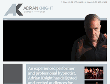 Tablet Screenshot of adrianknight.ie